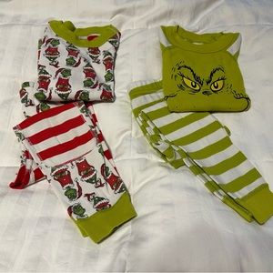 Hanna Andersson Dr Seuss Grinch Jammie's in size 100cms (4)